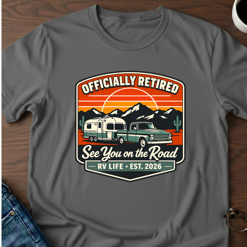 Officially Retired 2026-T-Shirt