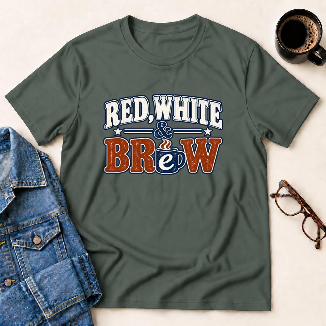 Red, White & Brew T-Shirt
