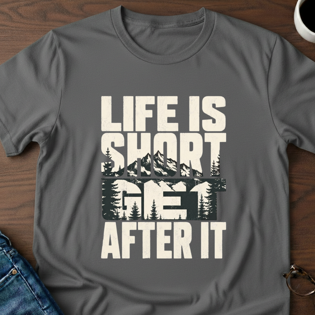 Life Is Short - Get After It T-Shirt