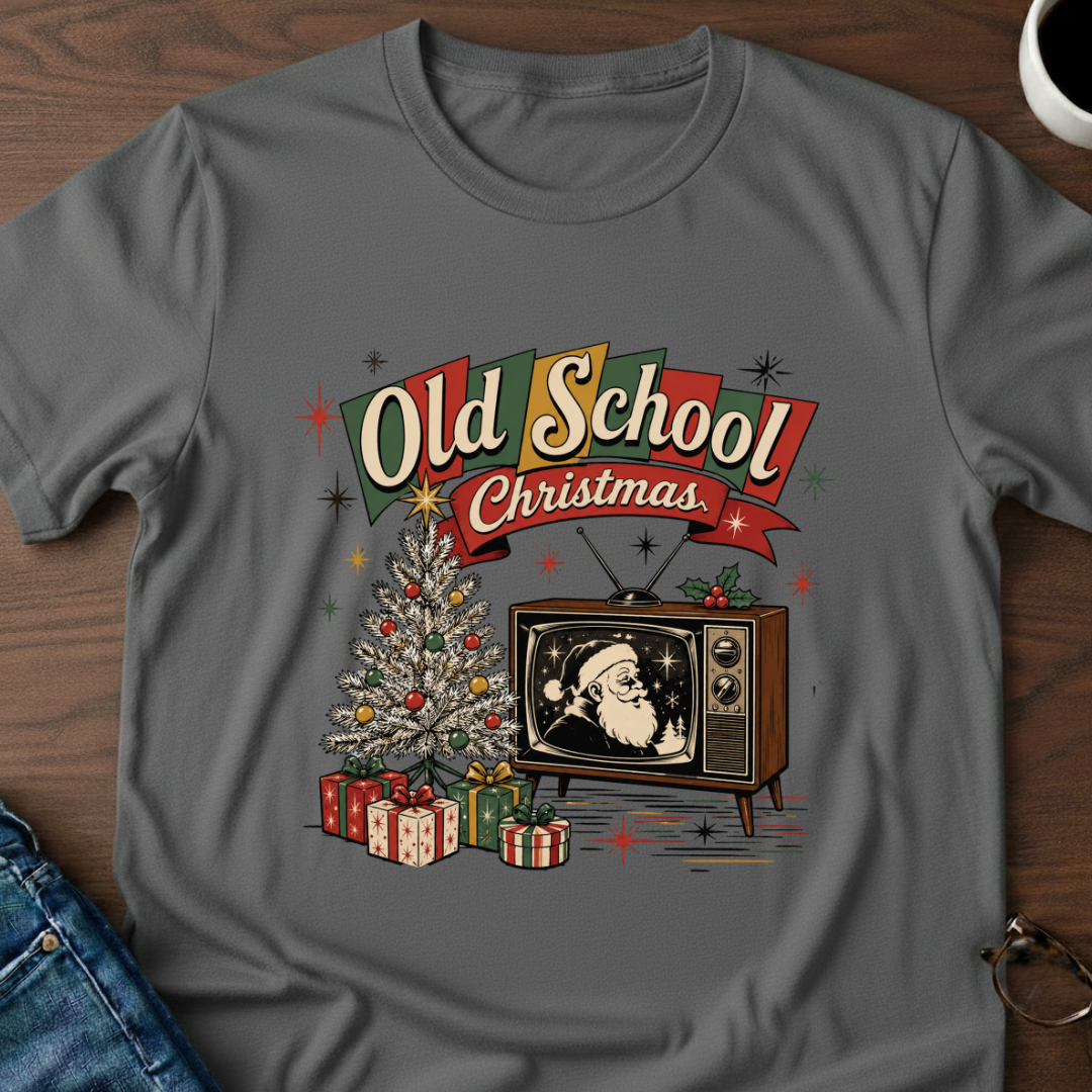 Old School Christmas T-Shirt