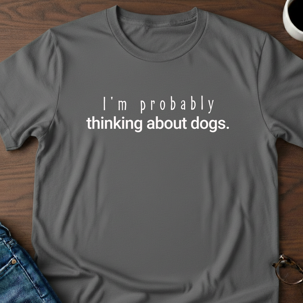 I'm Probably Thinking About Dogs T-Shirt