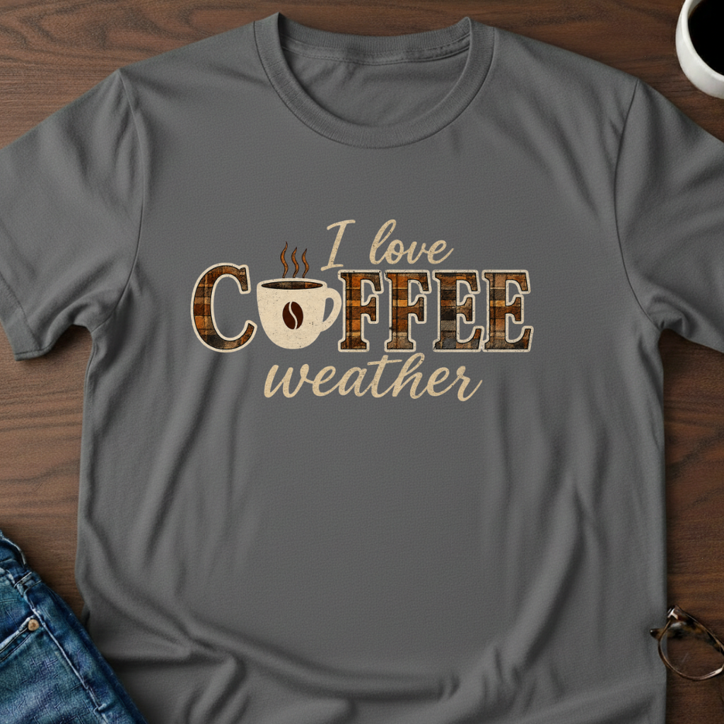 I Love Coffee Weather - T-Shirt