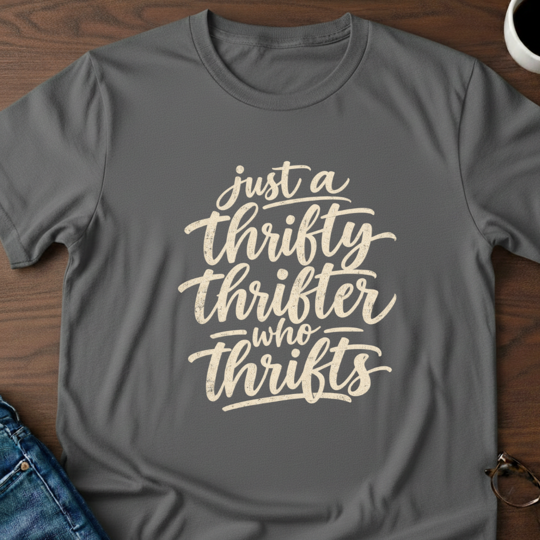 Just A Thrifty Thrifter Who Thrifts T-Shirt
