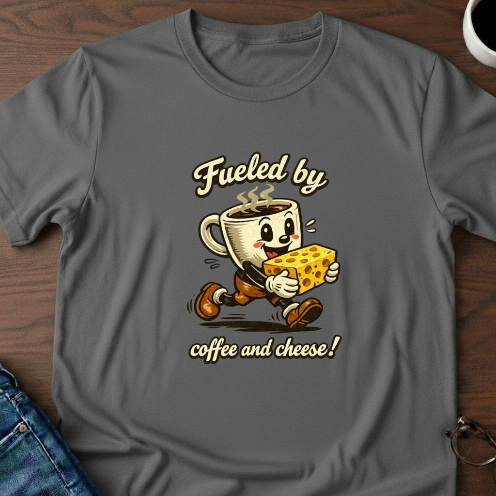 Fueled by Coffee & Cheese T-Shirt