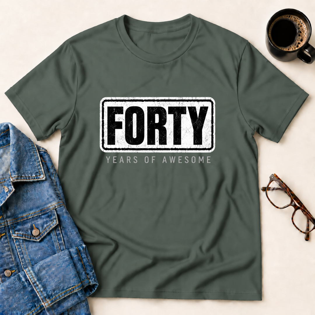 Forty Years Of Awesome T-Shirt