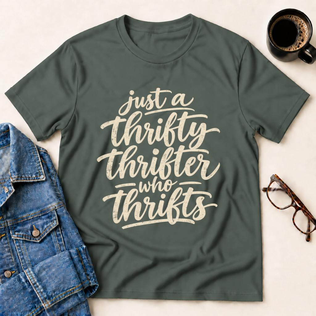 Just A Thrifty Thrifter Who Thrifts T-Shirt