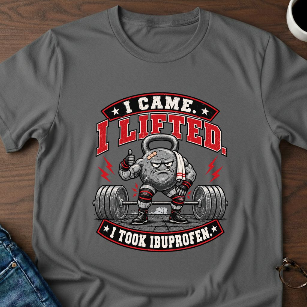 I Came, I Lifted, I Took Ibuprofen T-Shirt