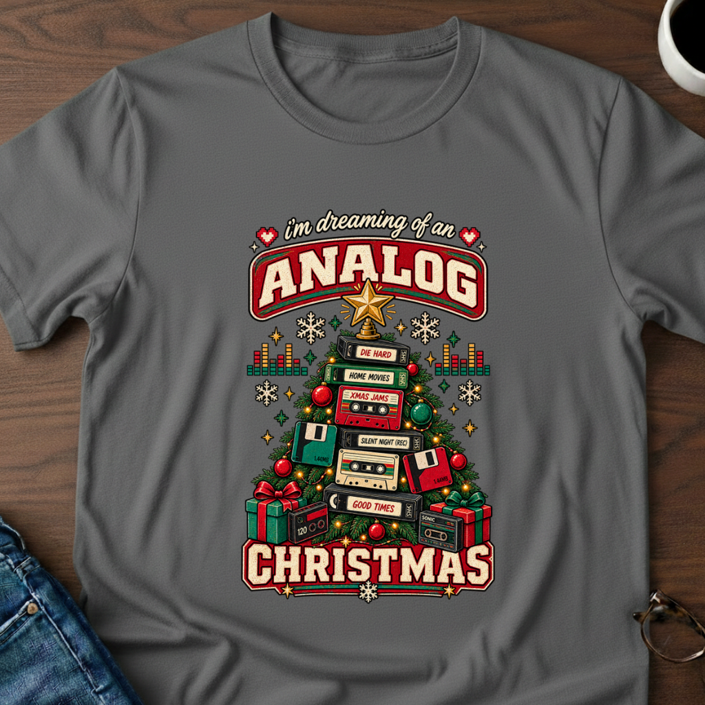 I'm Dreaming Of An Analog Christmas T-Shirt