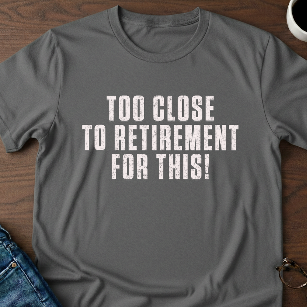 Too Close To Retirement For This!  T-Shirt