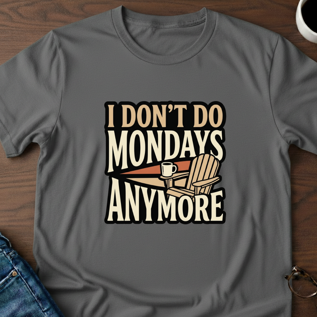 I Don't Do Mondays Anymore T-Shirt