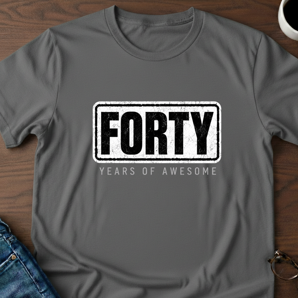 Forty Years Of Awesome T-Shirt