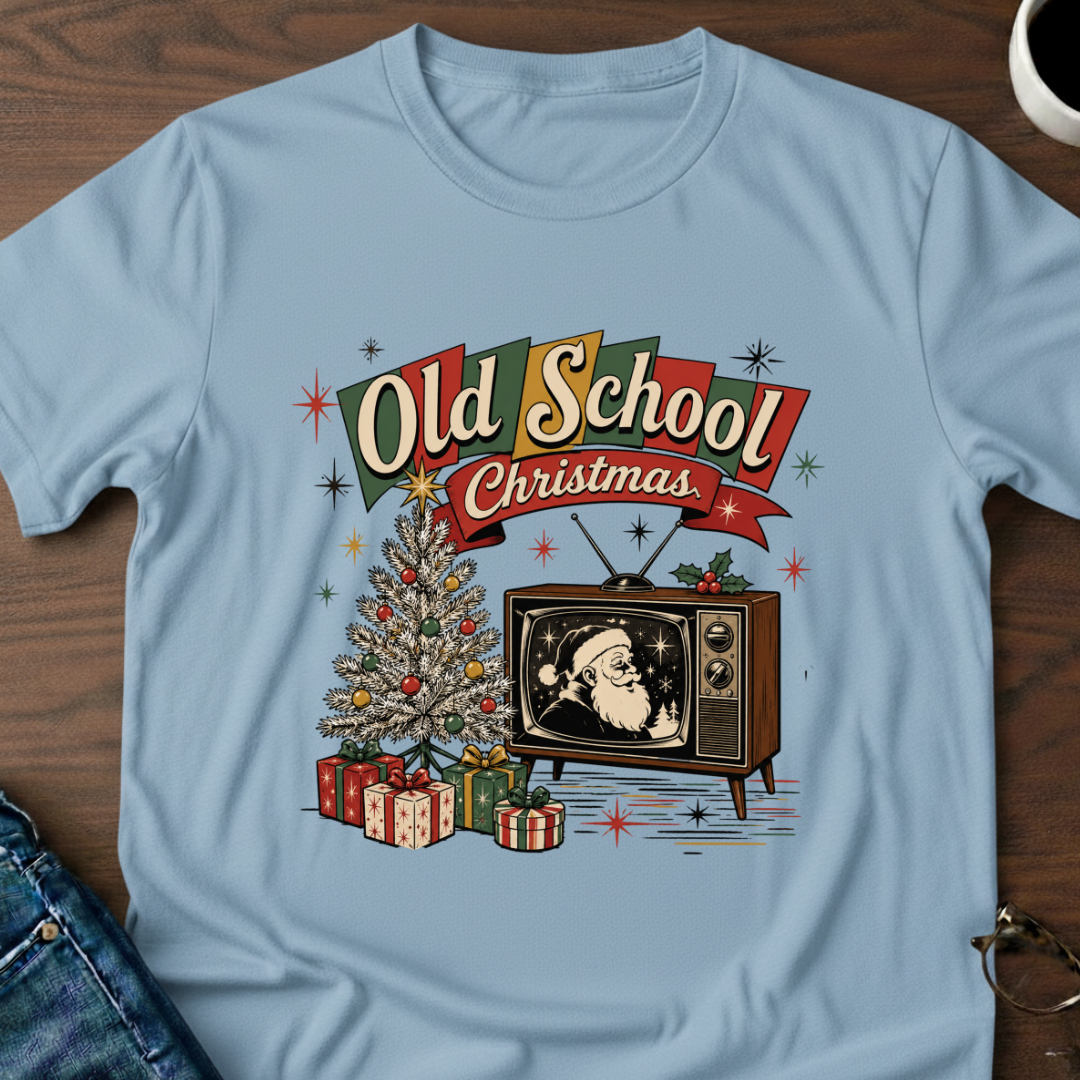 Old School Christmas T-Shirt