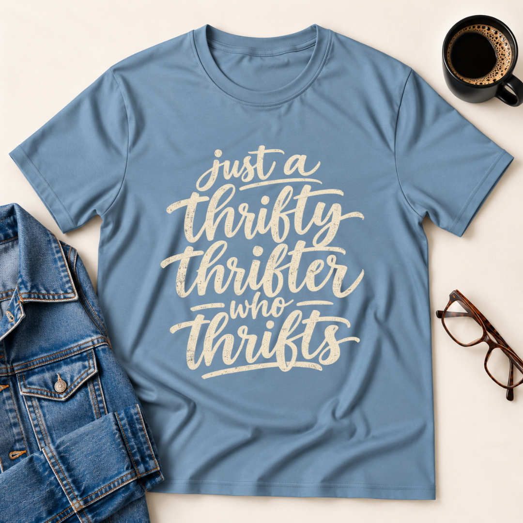 Just A Thrifty Thrifter Who Thrifts T-Shirt