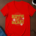 Hippie At Heart V-Neck Tee