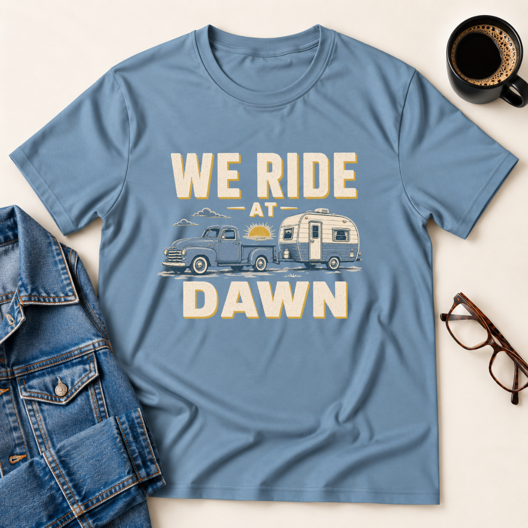We Ride At Dawn - Retirement Edition T-Shirt