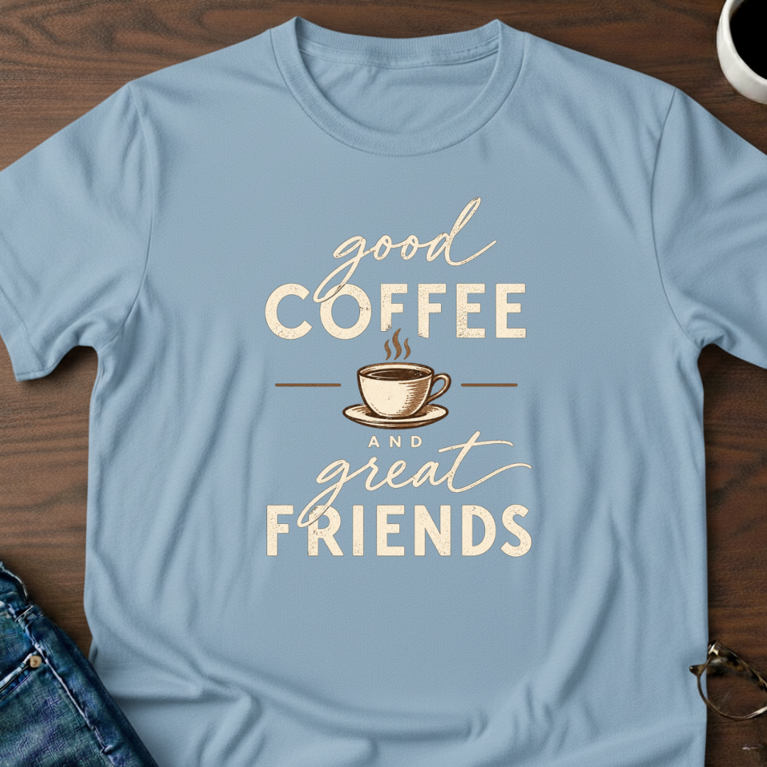 Good Coffee & Great Friends T-Shirt