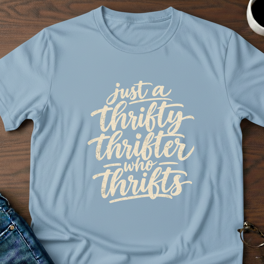Just A Thrifty Thrifter Who Thrifts T-Shirt