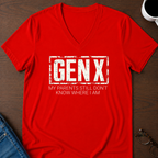 Gen X - My Parent Still Don't Know Where I Am V-Neck Tee