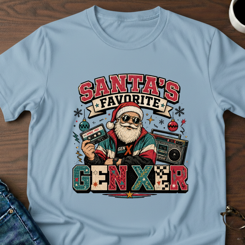 Santa's Favorite Gen-Xer T-Shirt