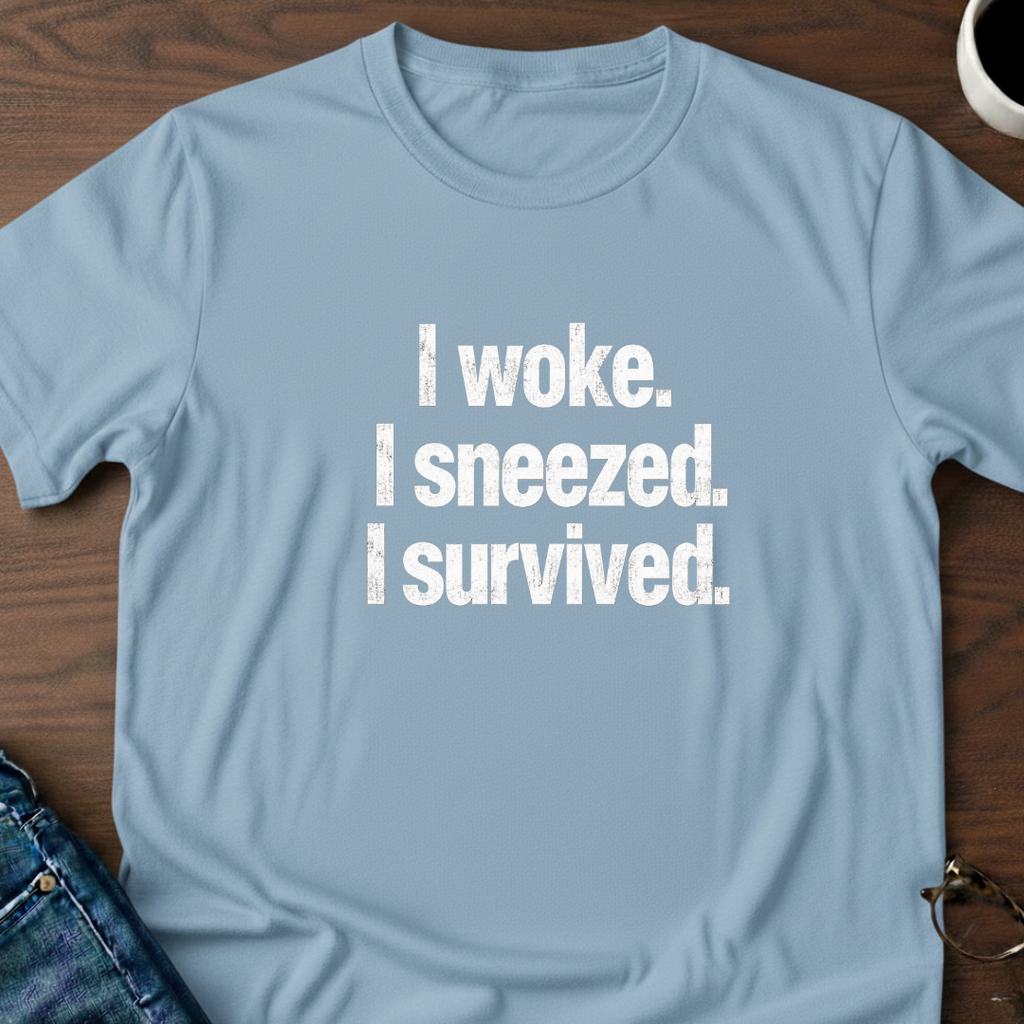 I Woke. I Sneezed. I Survived. T-Shirt