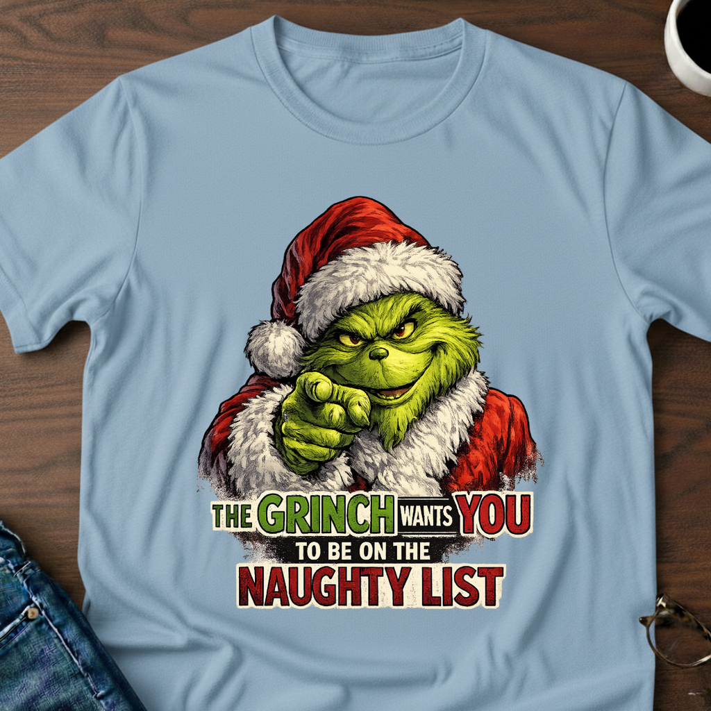The Grinch Wants You To Be On The Naughty List T-Shirt