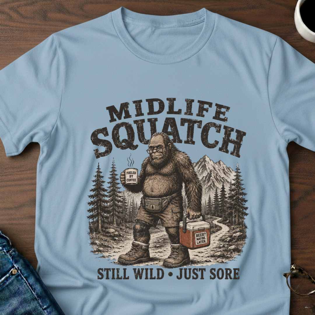 Midlife Squatch - T-Shirt