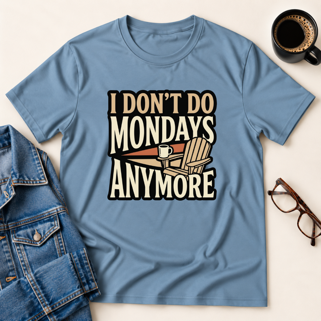 I Don't Do Mondays Anymore T-Shirt