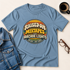 Raised On Mixed Tapes & Arcade Lights T-Shirt
