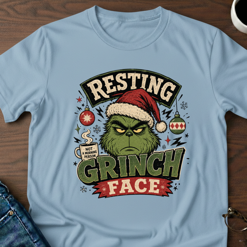 Resting Grinch Face T-Shirt
