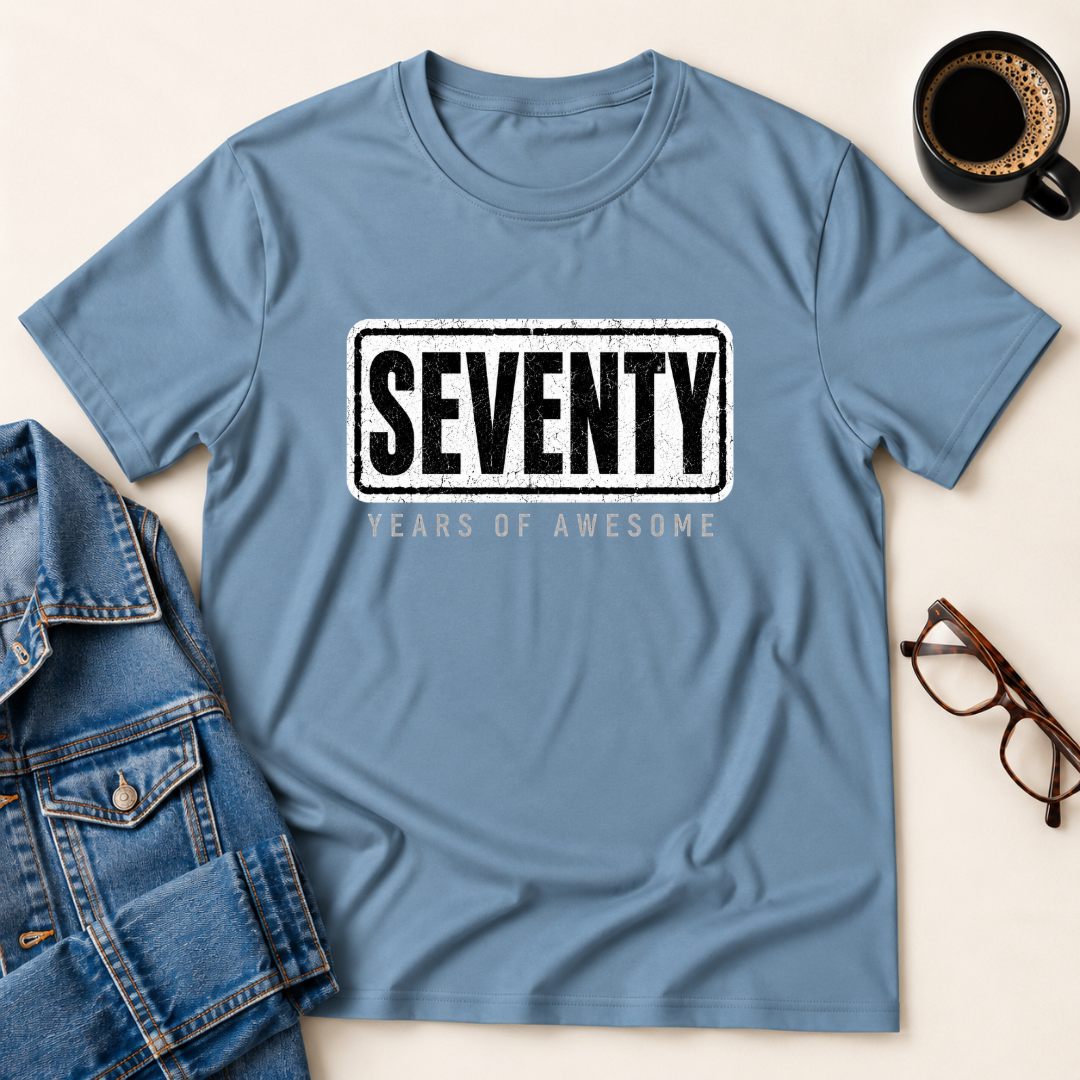 Seventy Years Of Awesome T-Shirt