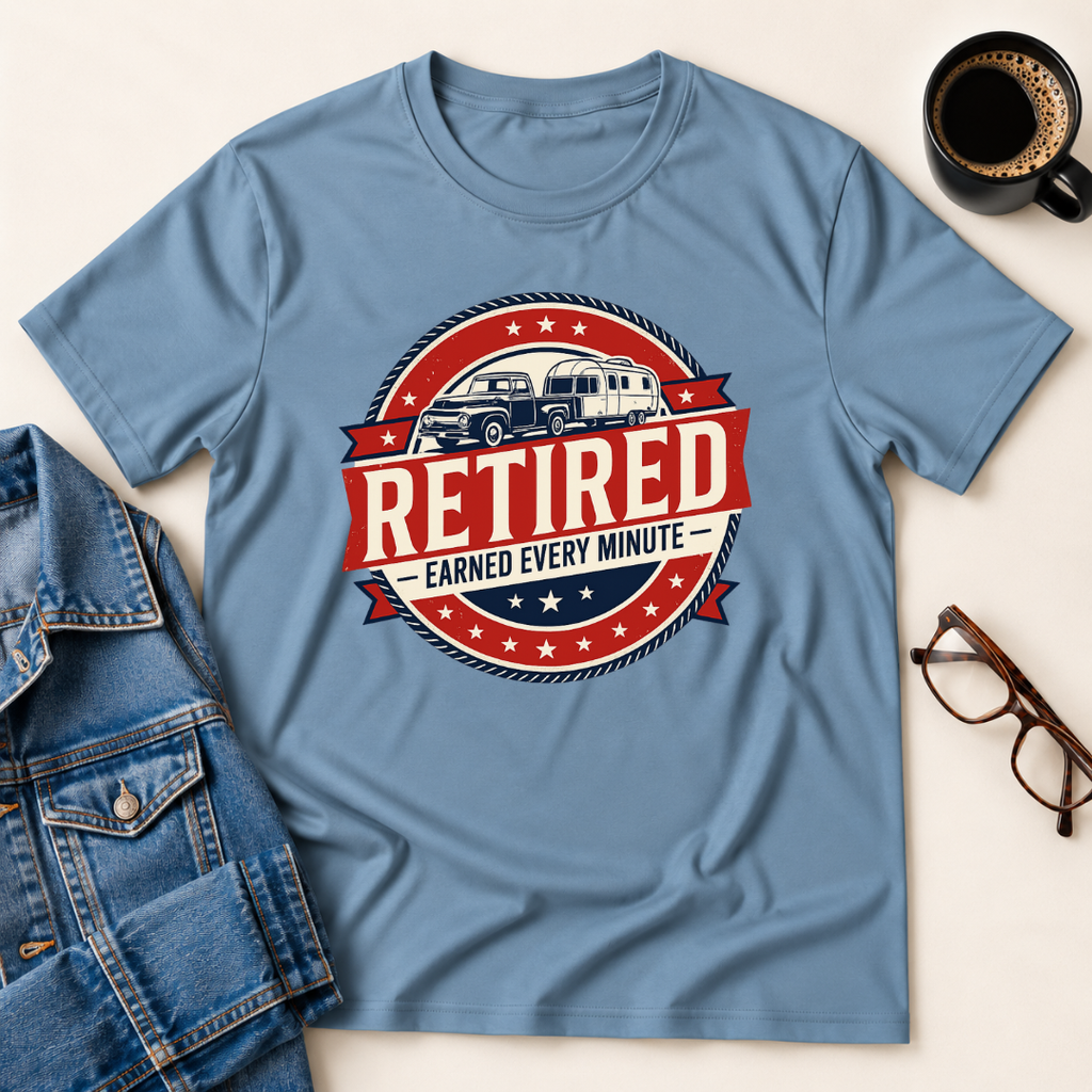 Retired - Earned Every Minute T-Shirt