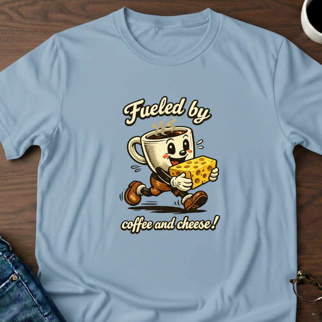 Fueled by Coffee & Cheese T-Shirt