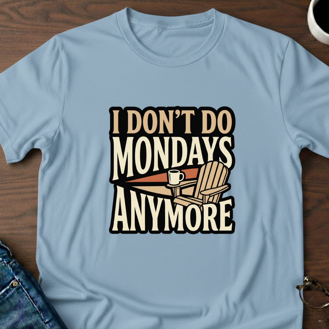 I Don't Do Mondays Anymore T-Shirt