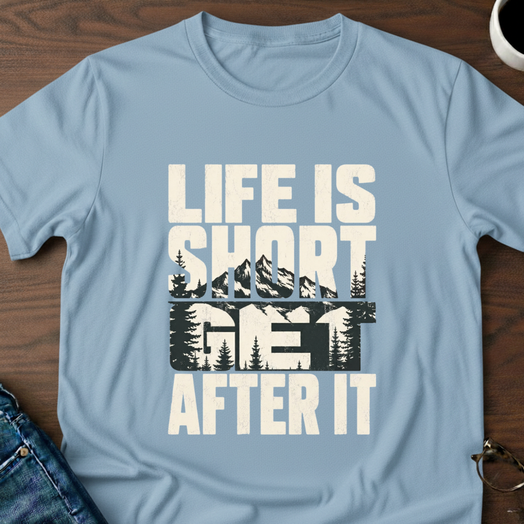 Life Is Short - Get After It T-Shirt
