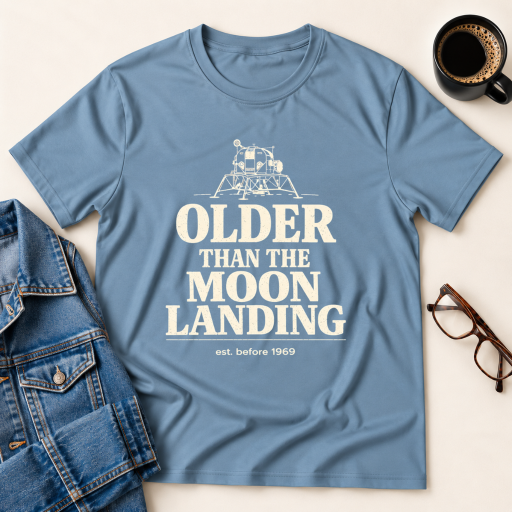 Older Than The Moon Landing T-Shirt