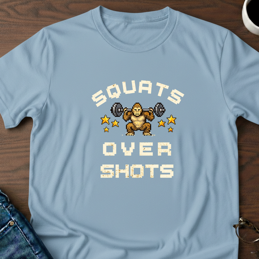 Squats Over Shots T-Shirt