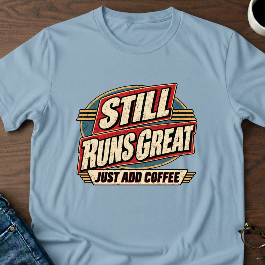 Runs Great - Just Add Coffee T-Shirt