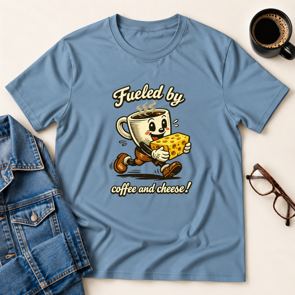 Fueled by Coffee & Cheese T-Shirt