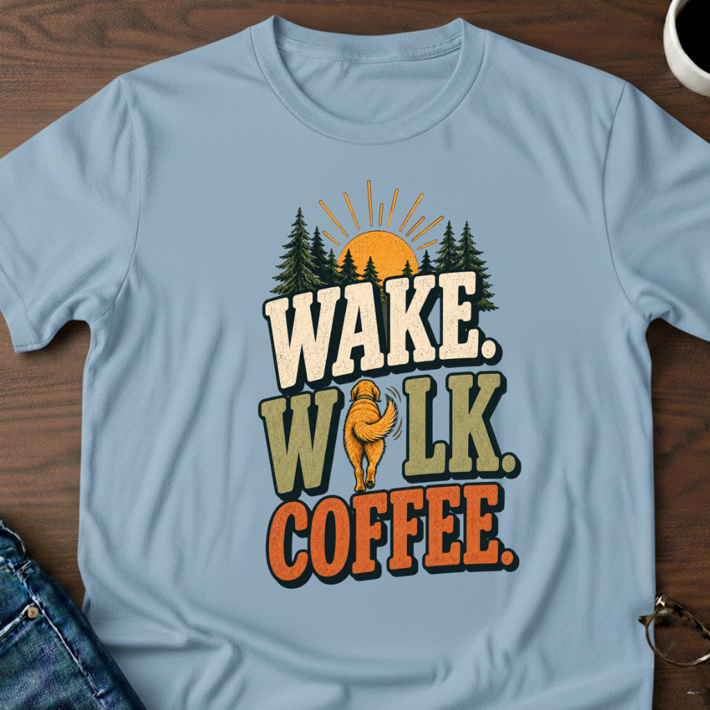 Wake Walk Coffee  T-Shirt