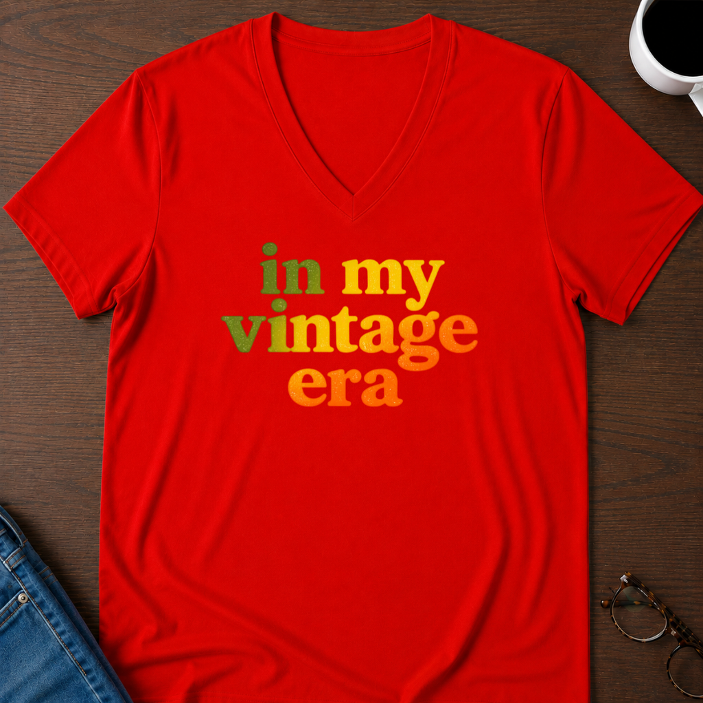 In My Vintage Era V-Neck Tee