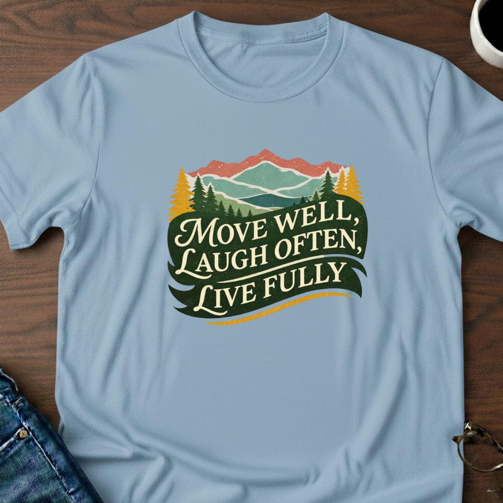 Move Well - Laugh Often - Live Fully T-Shirt