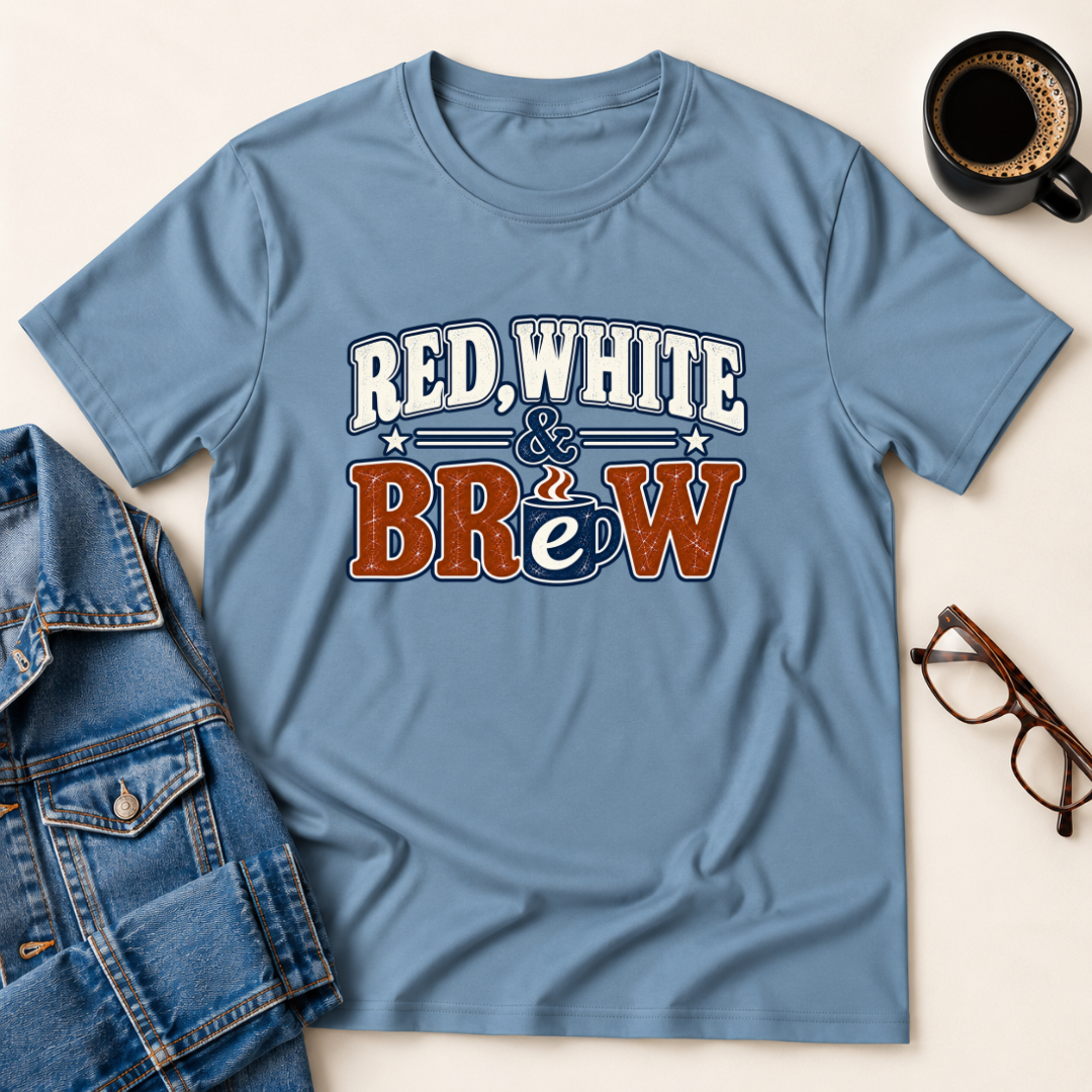 Red, White & Brew T-Shirt