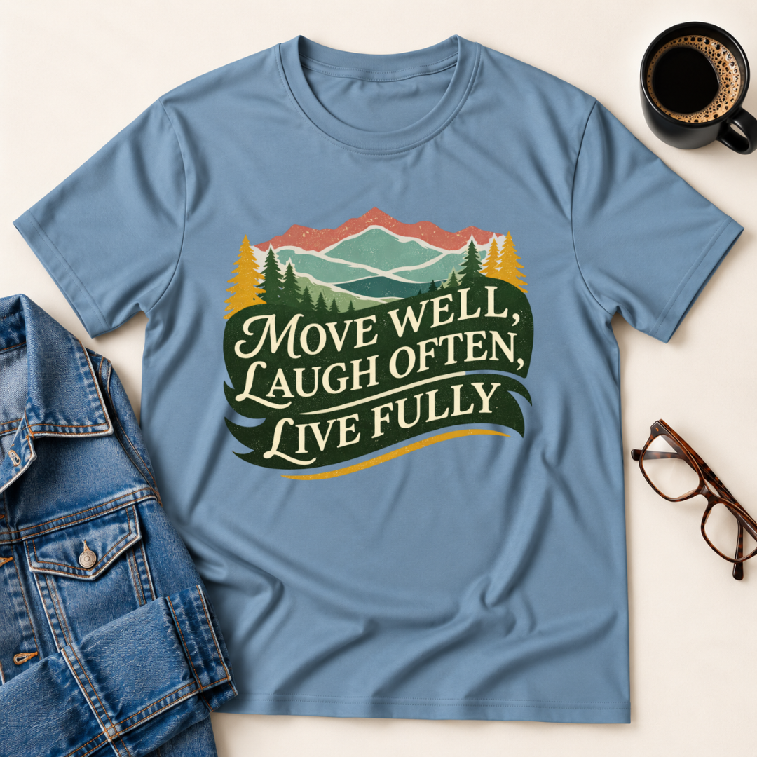 Move Well - Laugh Often - Live Fully T-Shirt