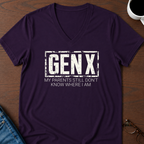 Gen X - My Parent Still Don't Know Where I Am V-Neck Tee
