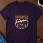 Sourdough Is My Superpower V-Neck Tee