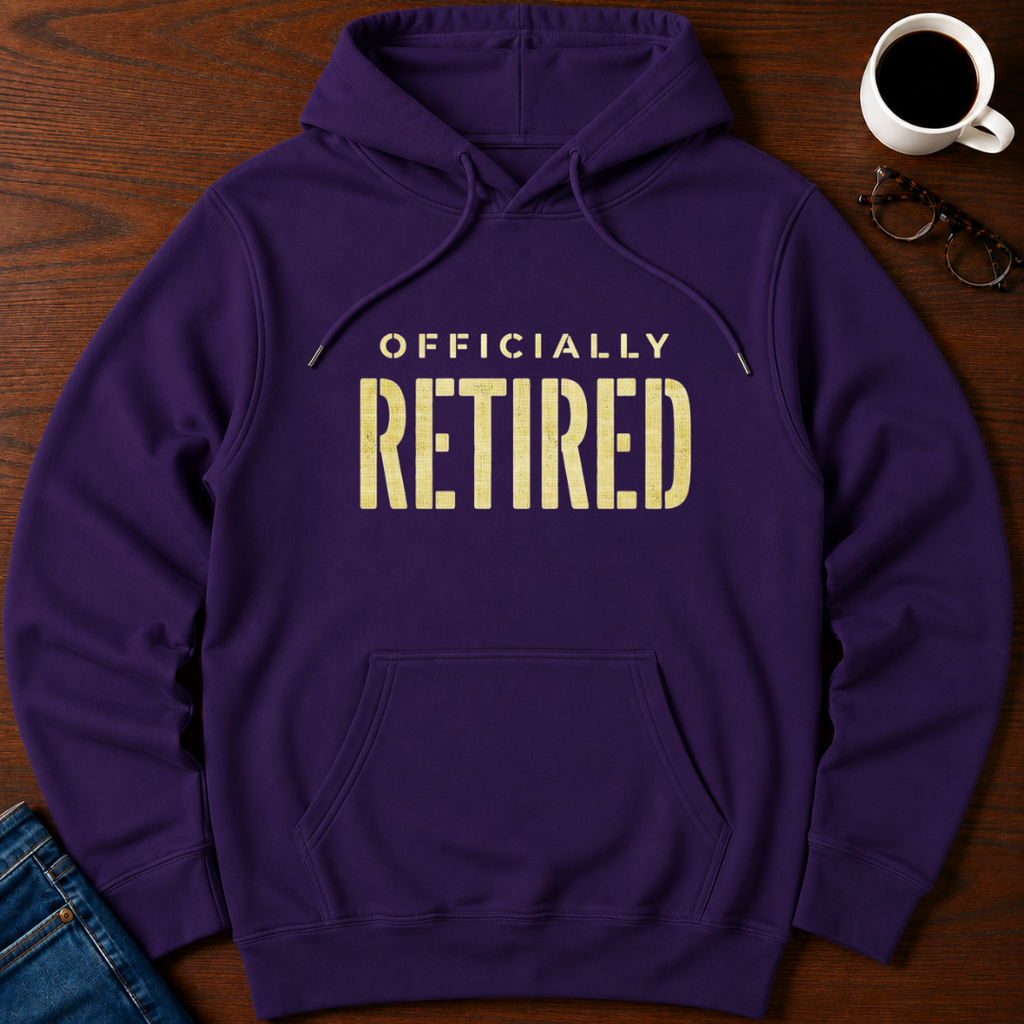 Officially Retired  Hoodie