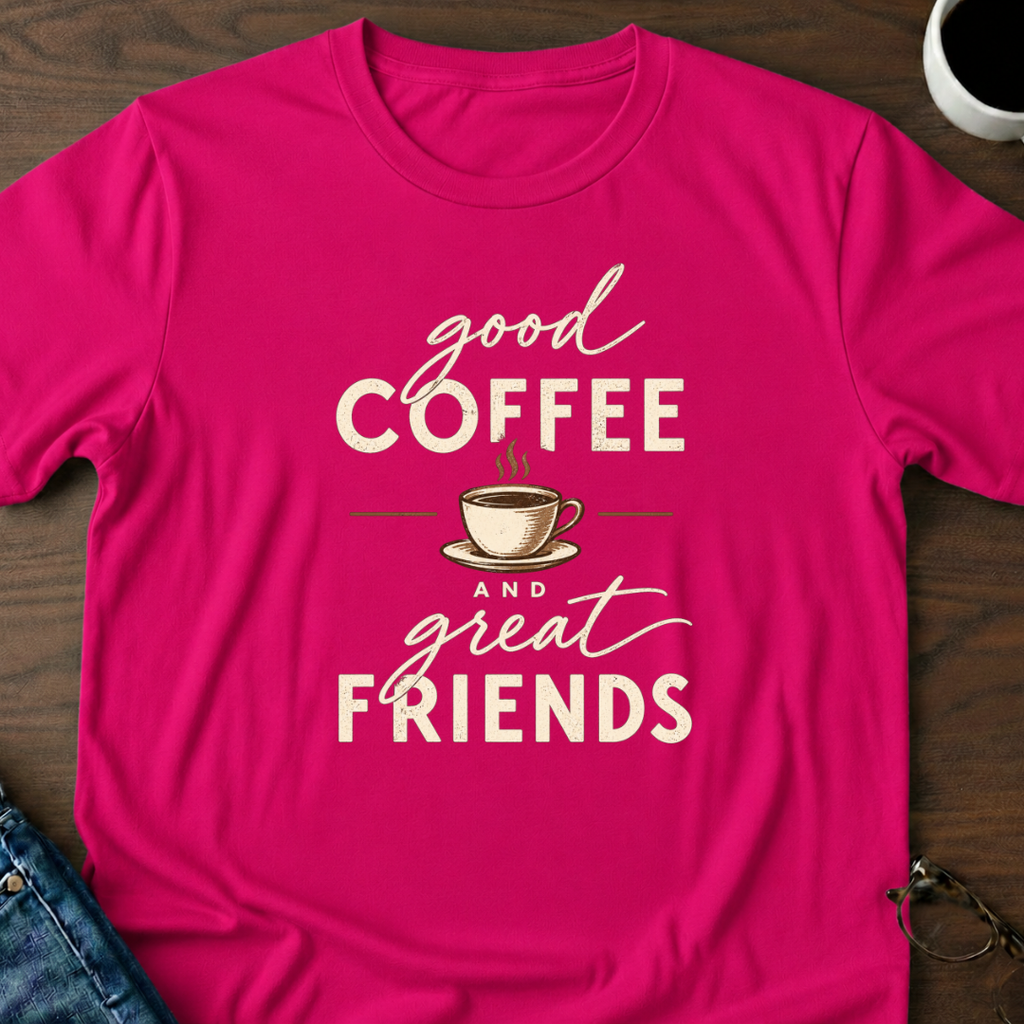 Good Coffee & Great Friends T-Shirt