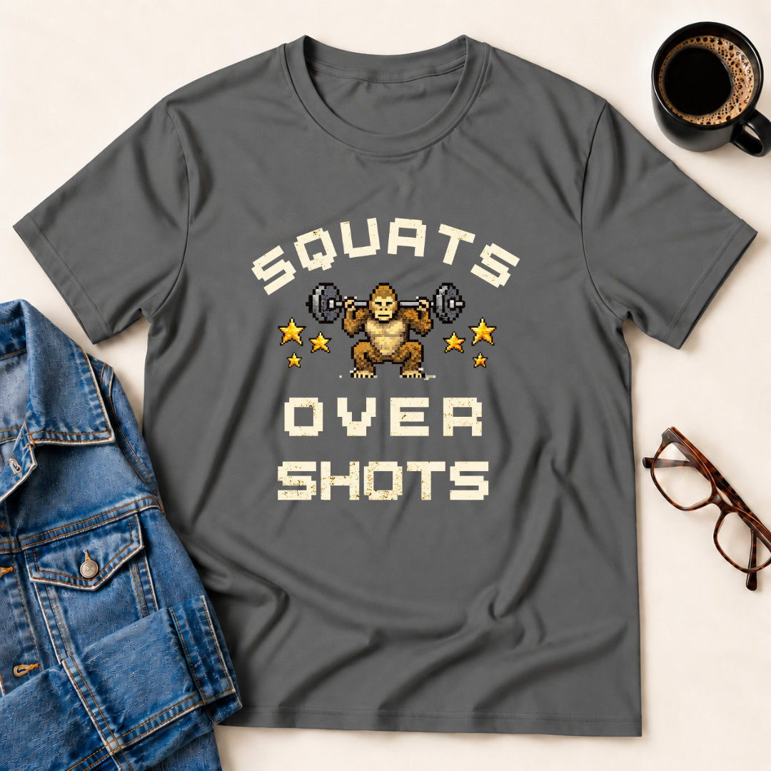 Squats Over Shots T-Shirt