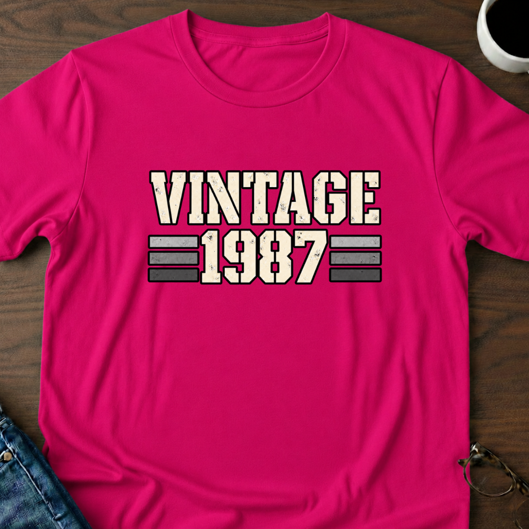 Vintage 1987 - Birthday T-Shirt