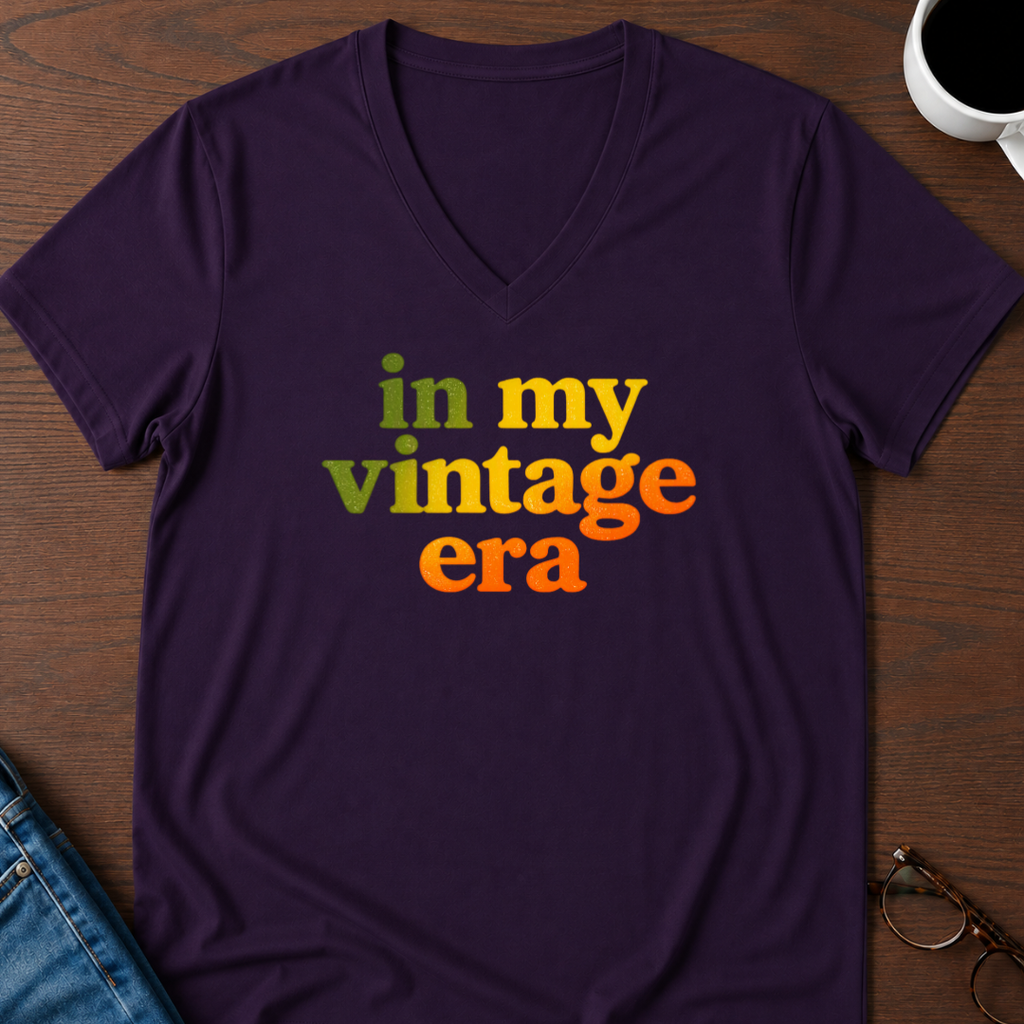 In My Vintage Era V-Neck Tee